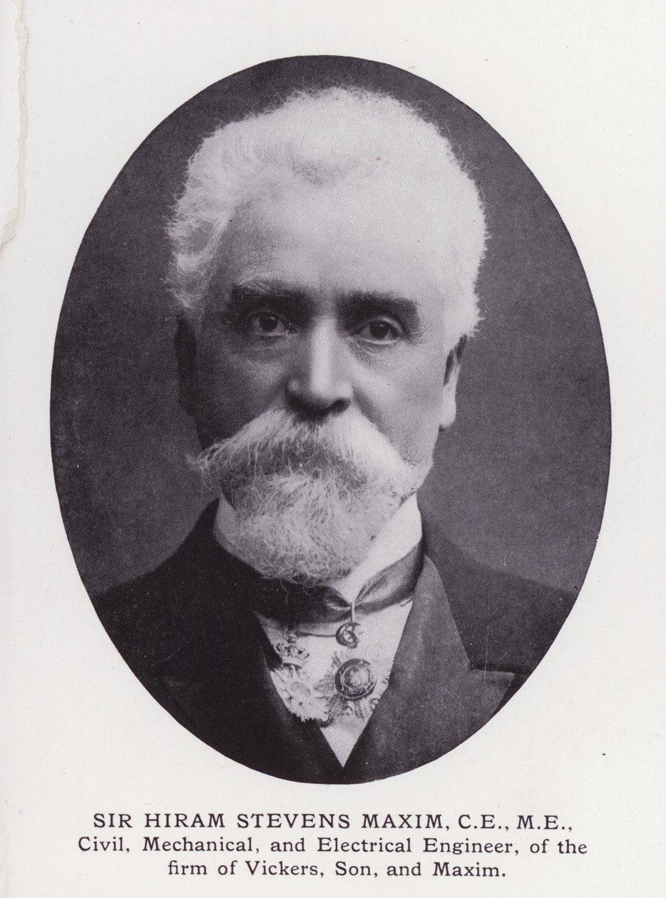 Hombres Prominentes de Londres: Sir Hiram Stevens Maxim de English Photographer
