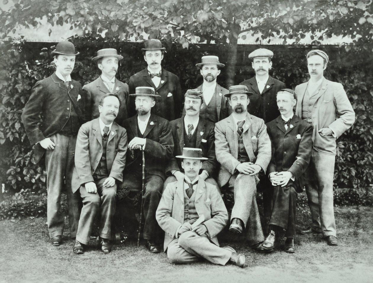 Rosendale Road School: grupos de maestros, 1897 de English Photographer