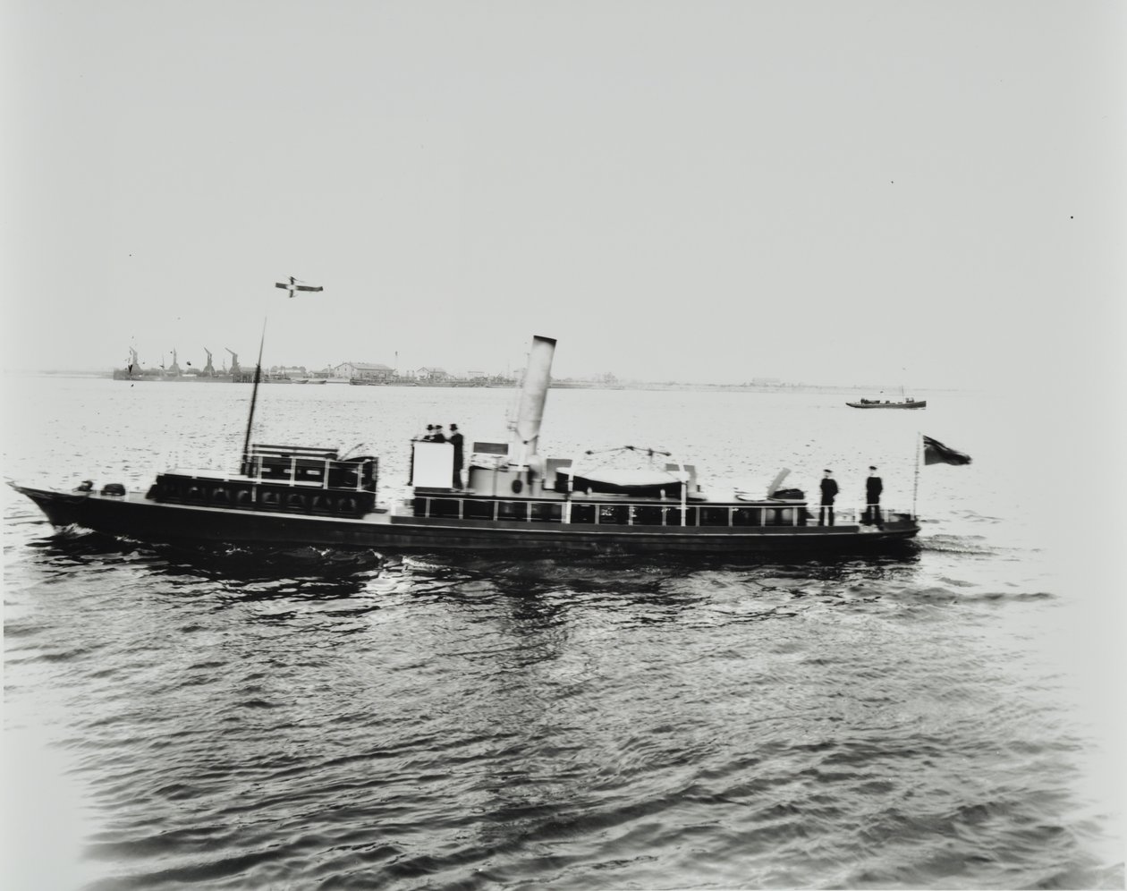S.S. Beatrice, un barco en el Támesis, 1898 de English Photographer