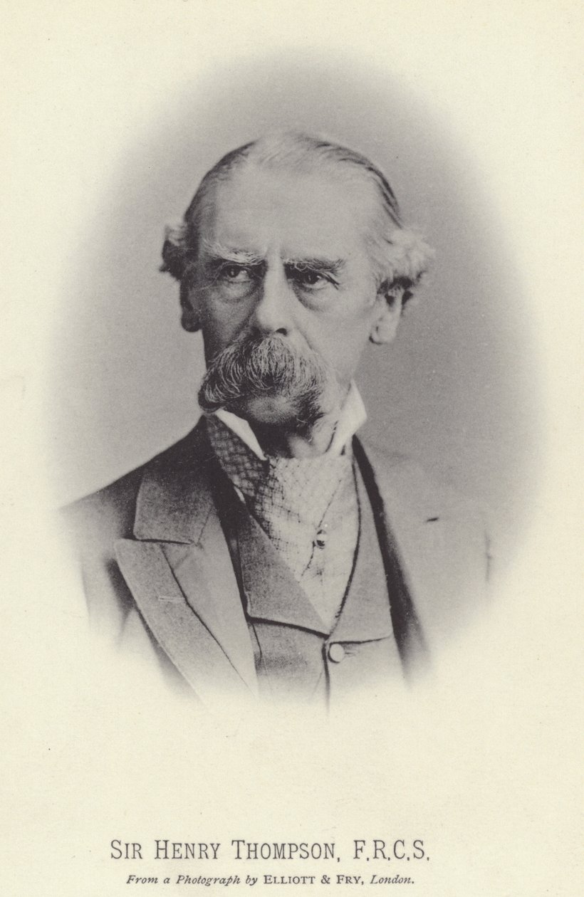 Sir Henry Thompson, FRCS (foto b/n) de English Photographer