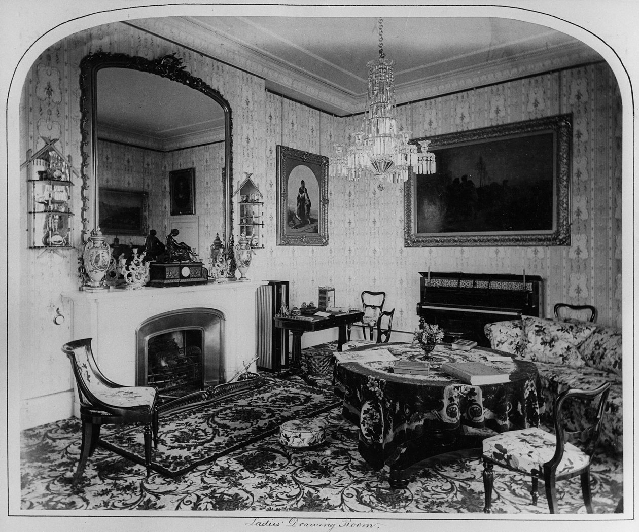El Salón de Damas, Osborne House de English Photographer