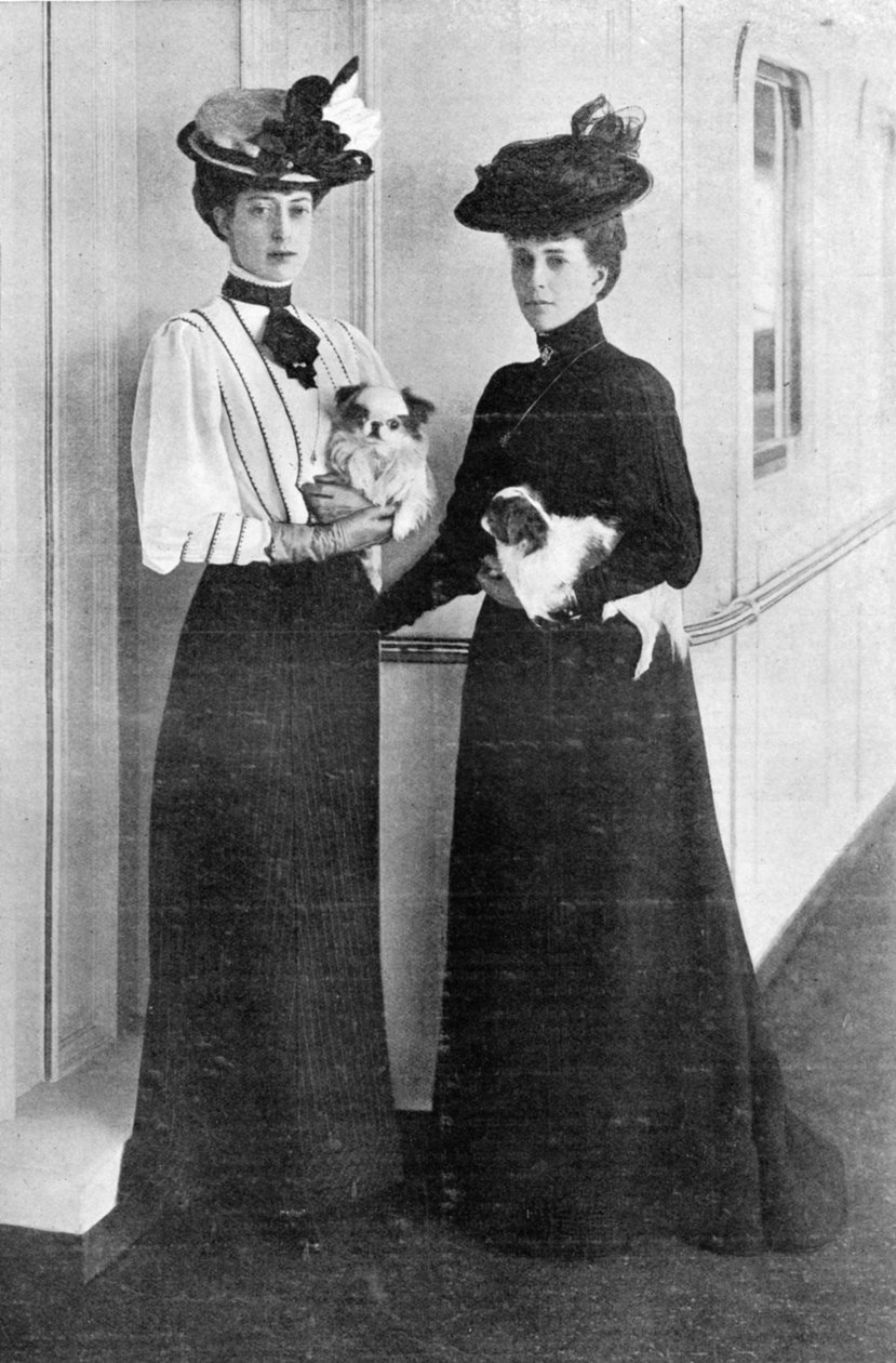 Los últimos retratos de Su Majestad y de la Princesa Victoria de Gales, portada de The Graphic, 27 de octubre de 1906 de English Photographer
