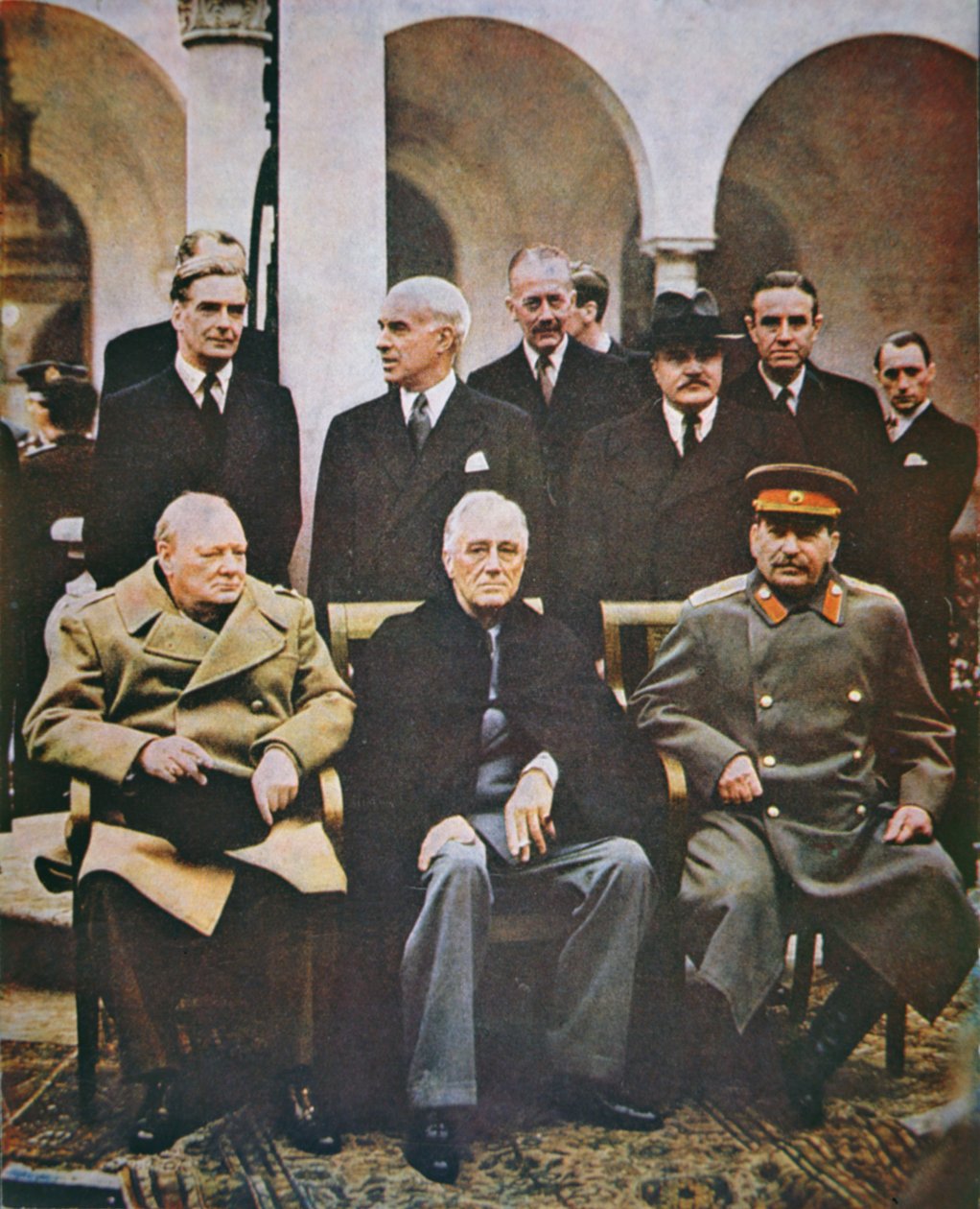 La Conferencia de Yalta, febrero de 1945 de English Photographer