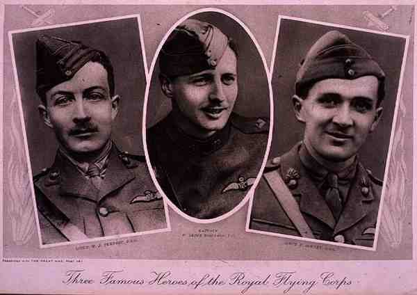 Tres héroes famosos del Cuerpo Real de Vuelo, para 