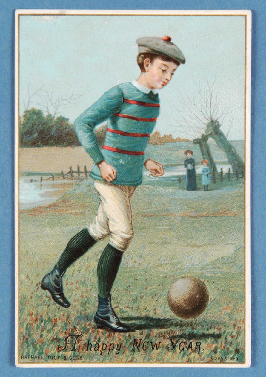 Un feliz año nuevo, c.1890s de English School