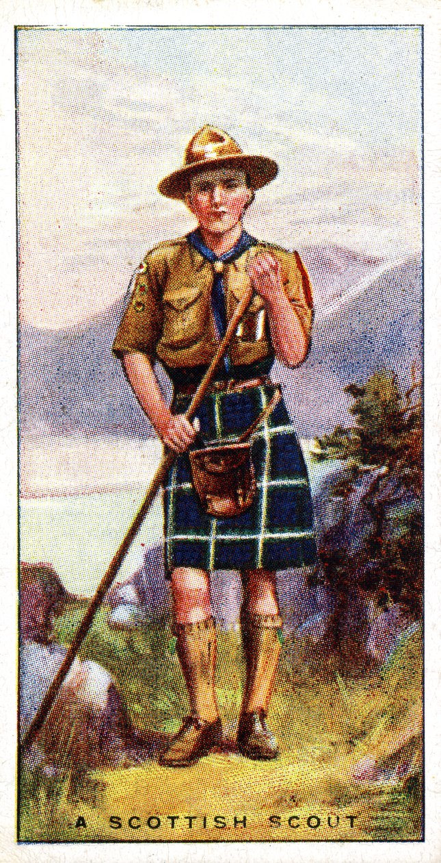 Un Scout Escocés, 1929 de English School