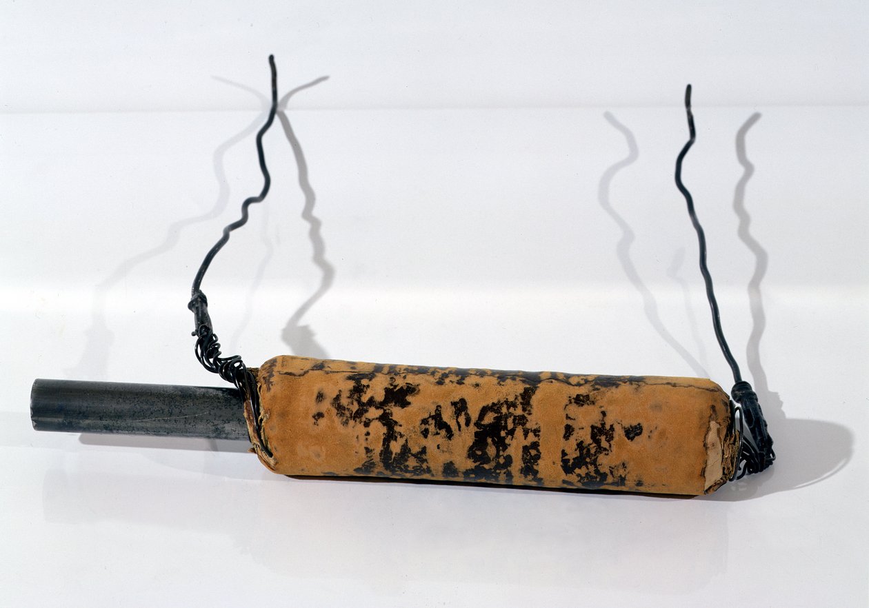 Un inductor rudimentario con el que Michael Faraday (1791-1867) descubrió la ley de inducción de English School