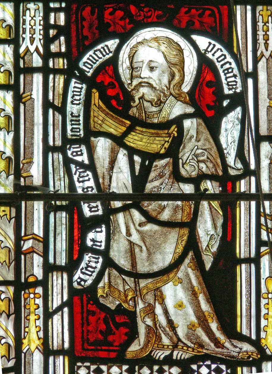 Una ventana norte que representa a San Judas de English School