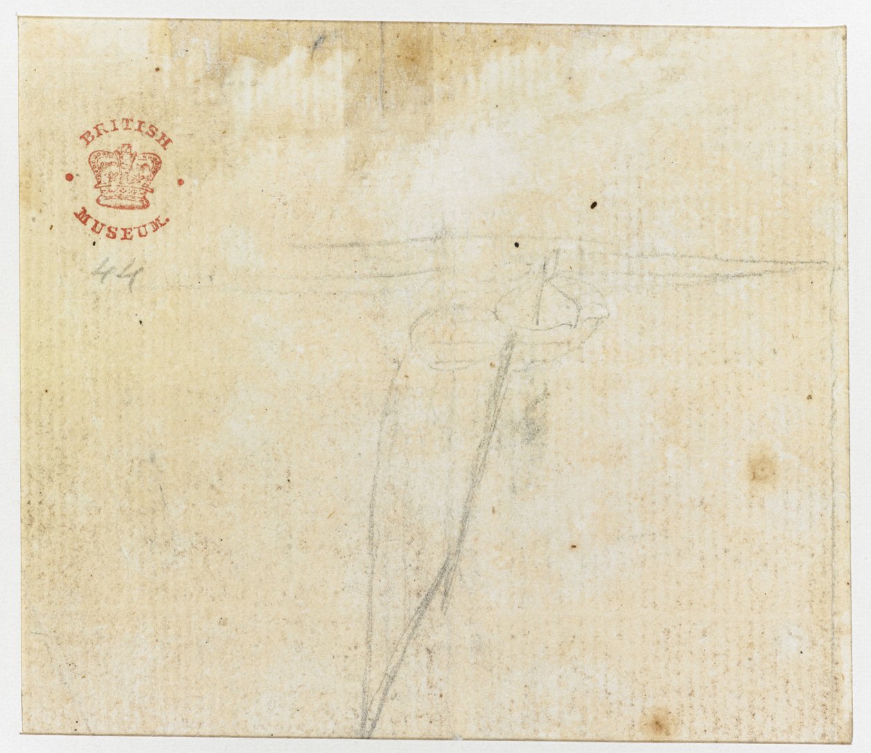 Agregar. 15508, f.44v, un boceto, de 
