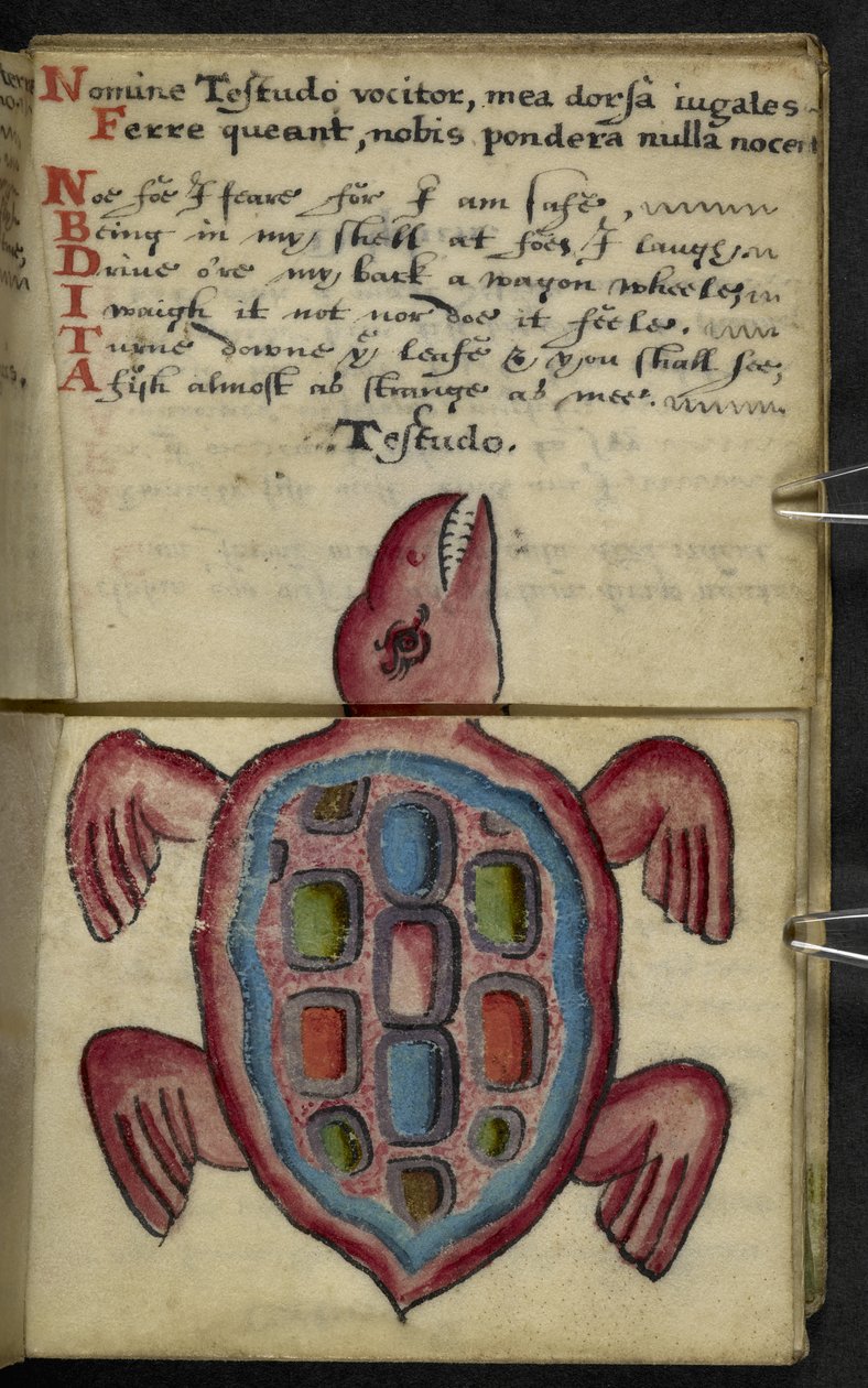 Añadir MS 57312 f.5 Game-book (tinta y color sobre papel vitela) de English School