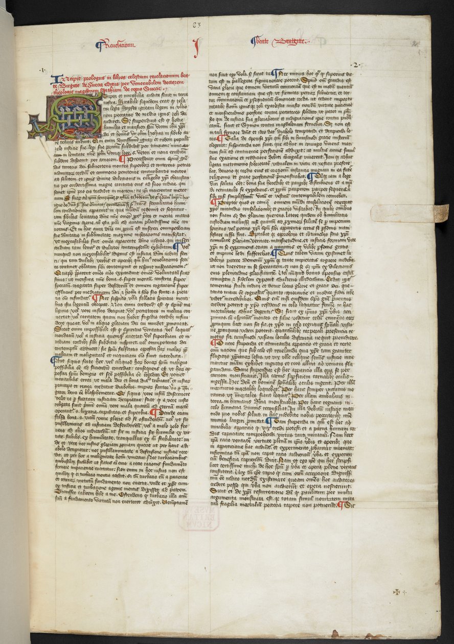 Añadir Ms Harley 612 f. 2, c.1425-75 (códice en pergamino) de English School