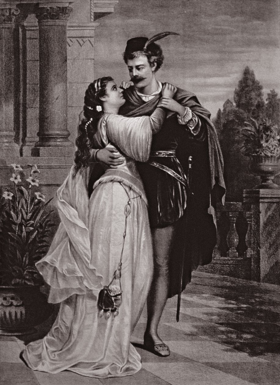 Anuncio para Romeo y Julieta, en la Casa de la Ópera de English School
