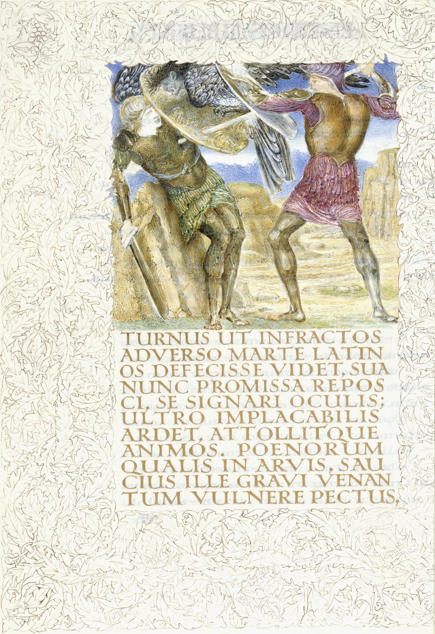 Eneas mata a Turno, 1874-c.1919 de English School