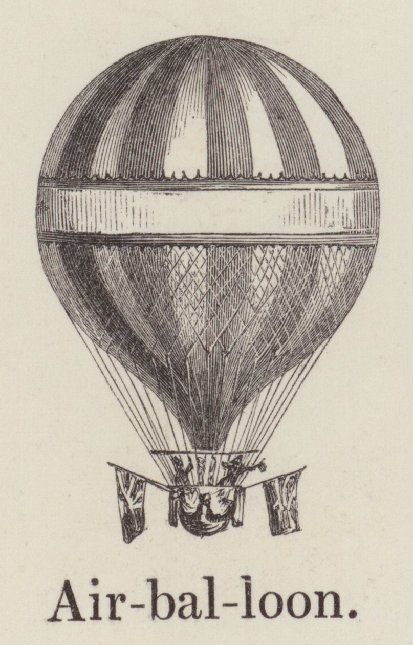 Globo de aire (grabado) de English School