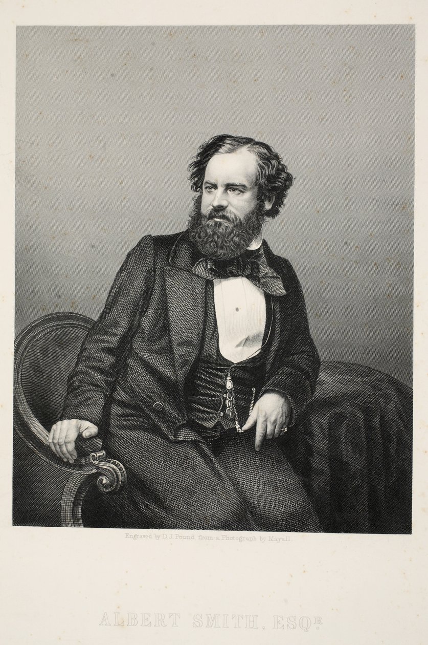 Albert Smith, Esq., pub. C. 1850 (grabado) de English School