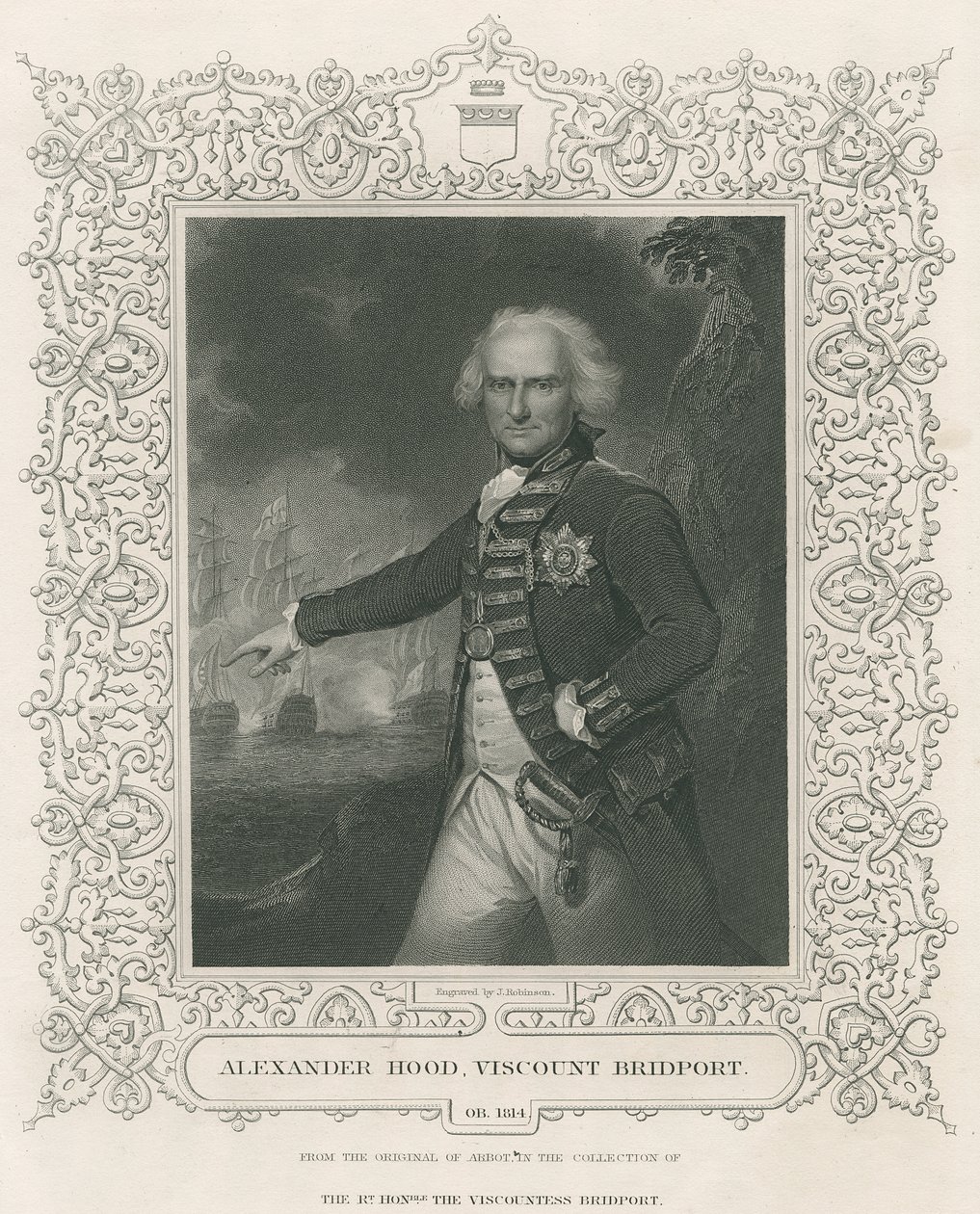 Alexander Hood, primer vizconde Bridport, ilustración de 