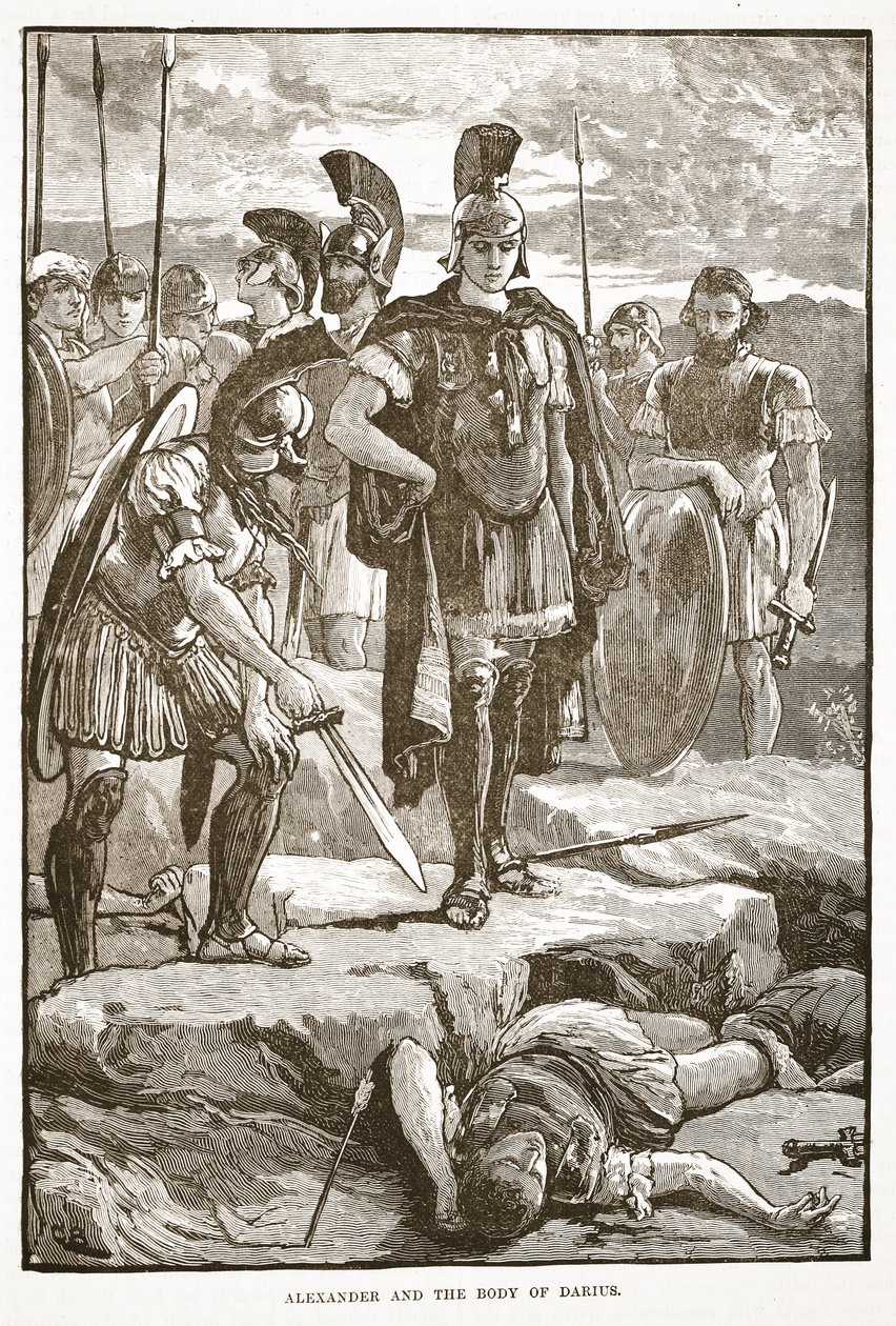 Alejandro y el cuerpo de Darío de English School