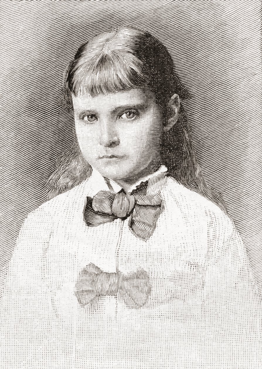 Alix de Hesse y por el Rin más tarde Alexandra Feodorovna de English School