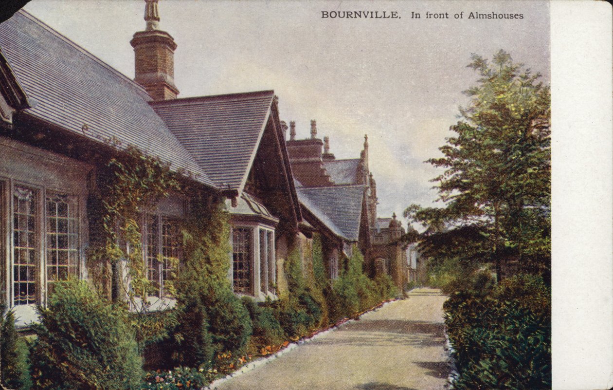 Casas de beneficencia en Bournville (foto) de English School