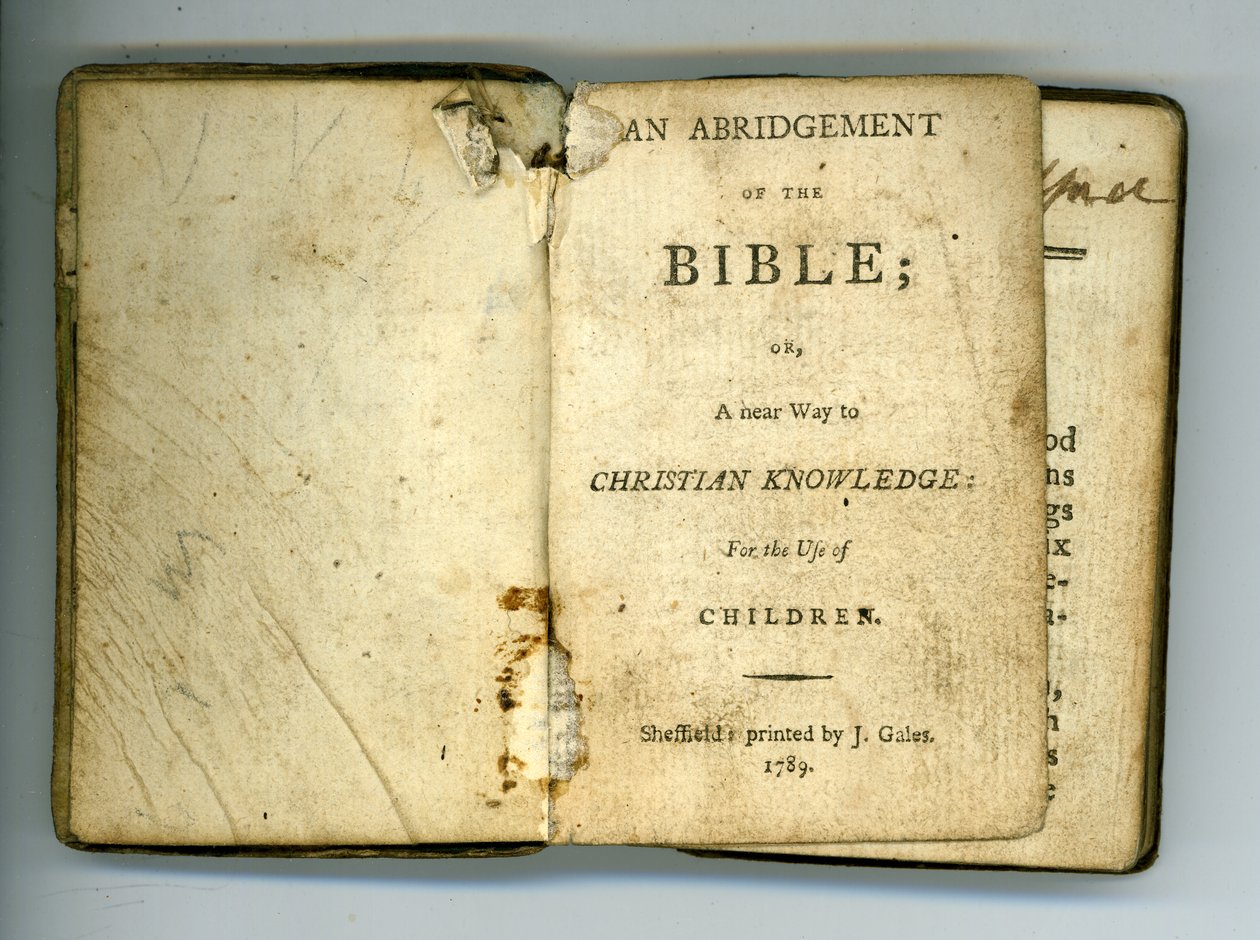 Un resumen de la Biblia de English School