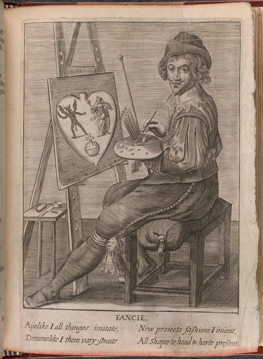Un artista, ilustración de 