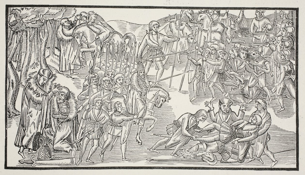 La última pelea de un jefe irlandés, 1581 de English School