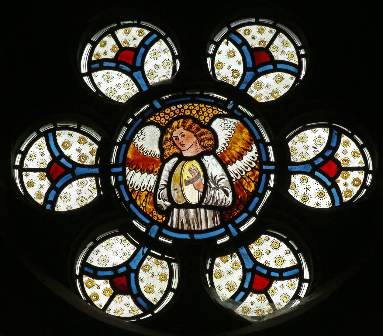 Ángel con platillos de English School