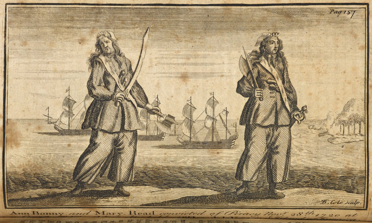 Ann Bonny y Mary Read piratas de English School