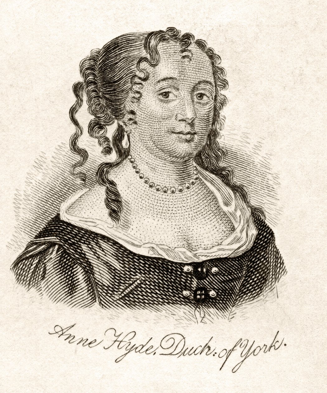 Anne Hyde, Duquesa de York, de 