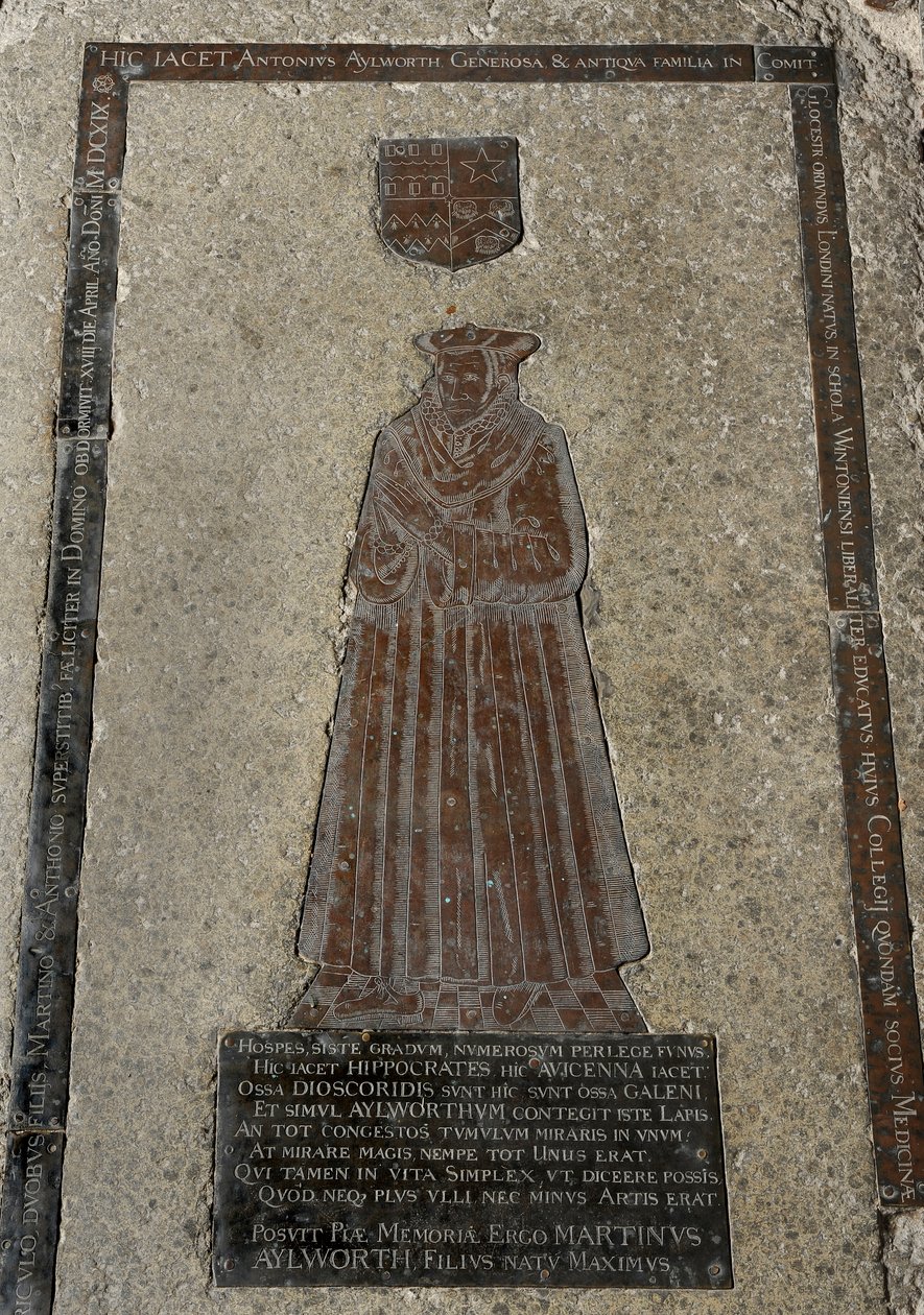 Anthony Aylworth, 1619 (latón) de English School