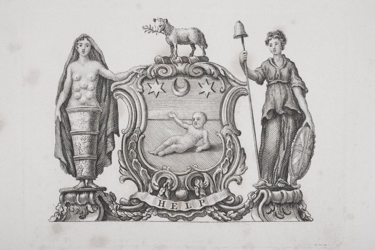 Escudo de armas del Hospital de Niños Expósitos de English School