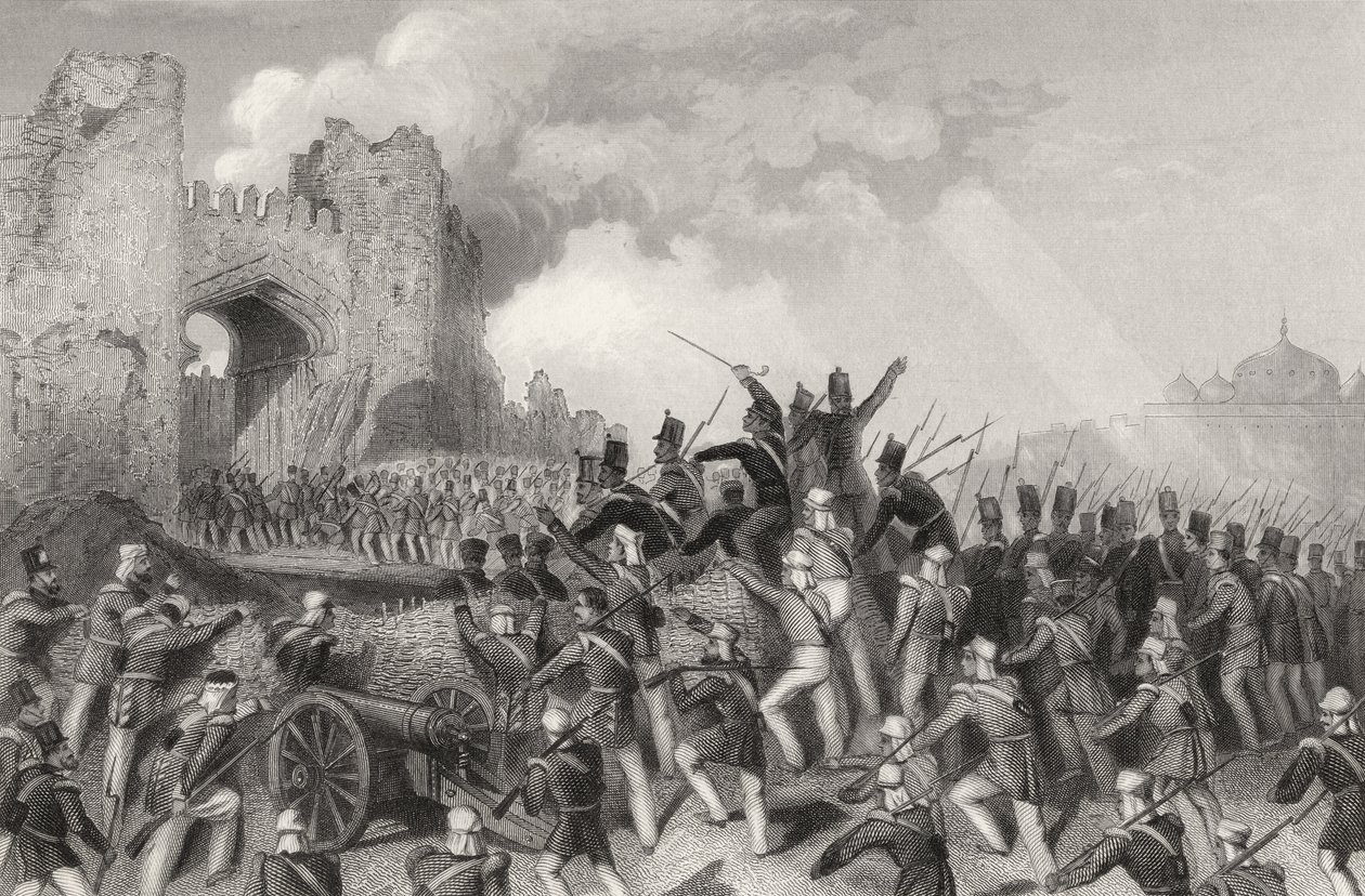Asalto de Delhi y captura de la Puerta de Cachemira el 14 de septiembre de 1857, de 