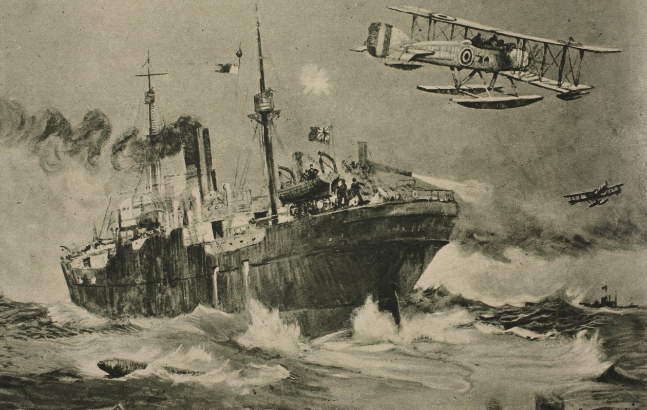 El ataque, la mejor defensa, 1914-19 de English School