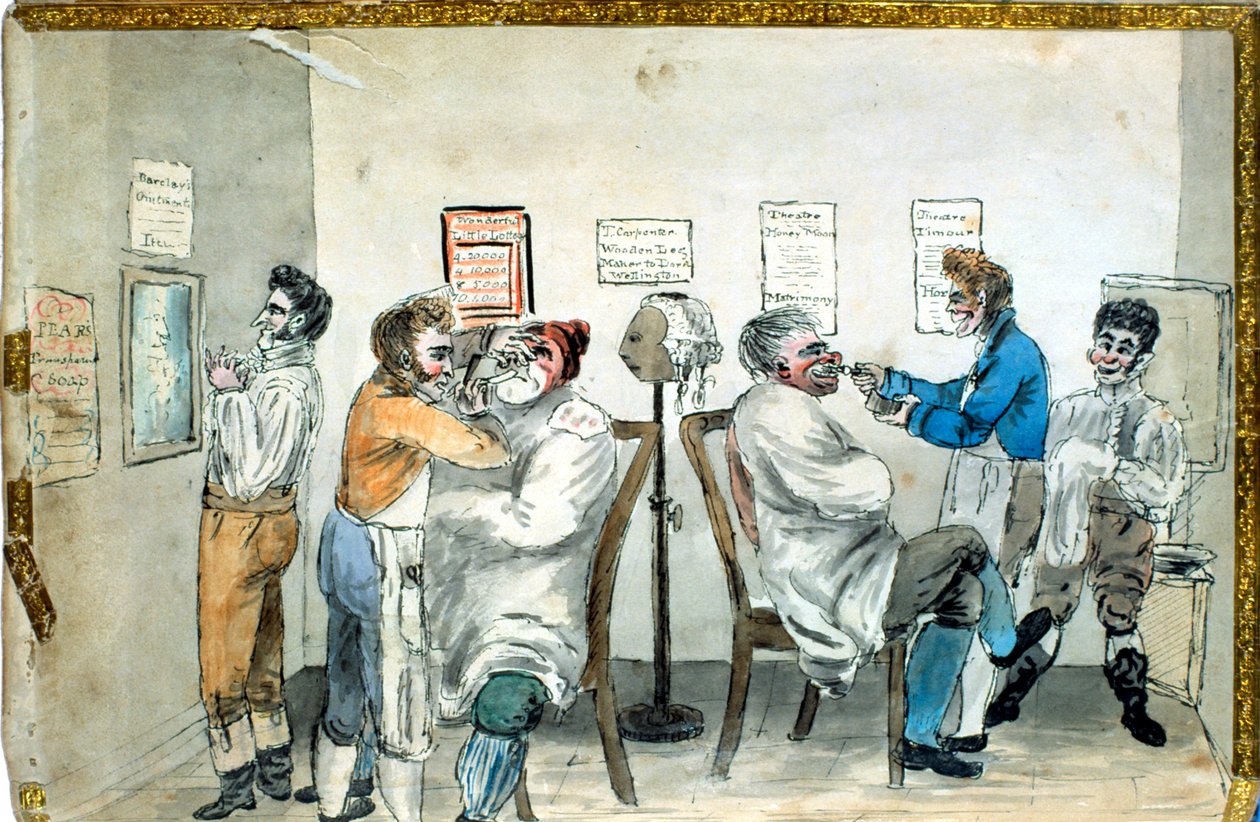 Tienda de barbero de English School