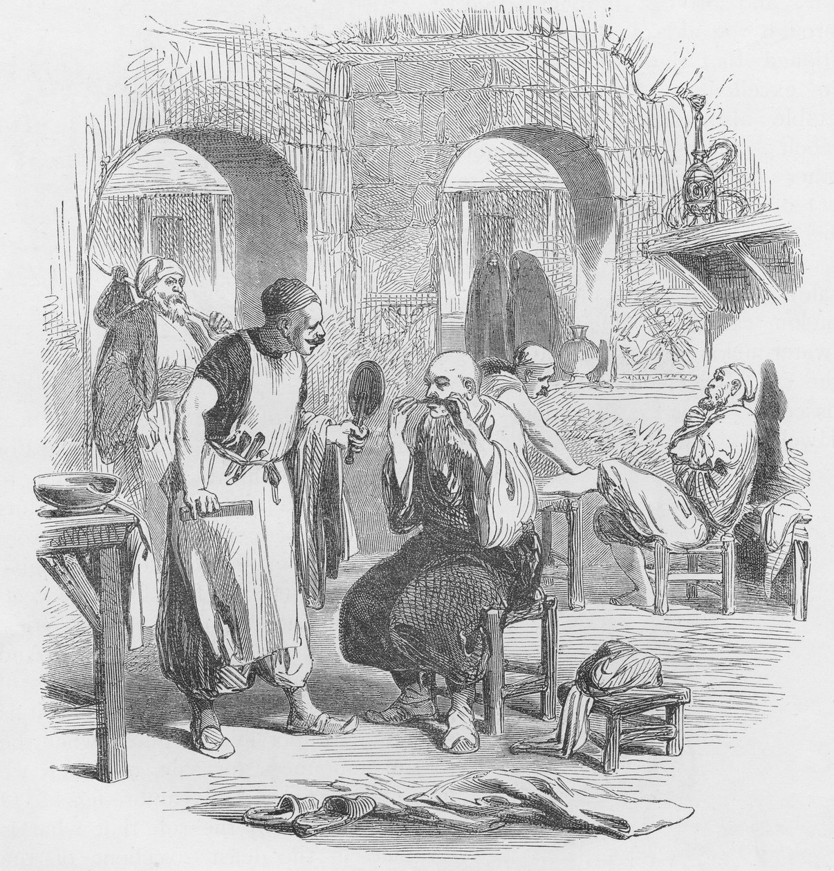 Barbería en El Cairo de English School