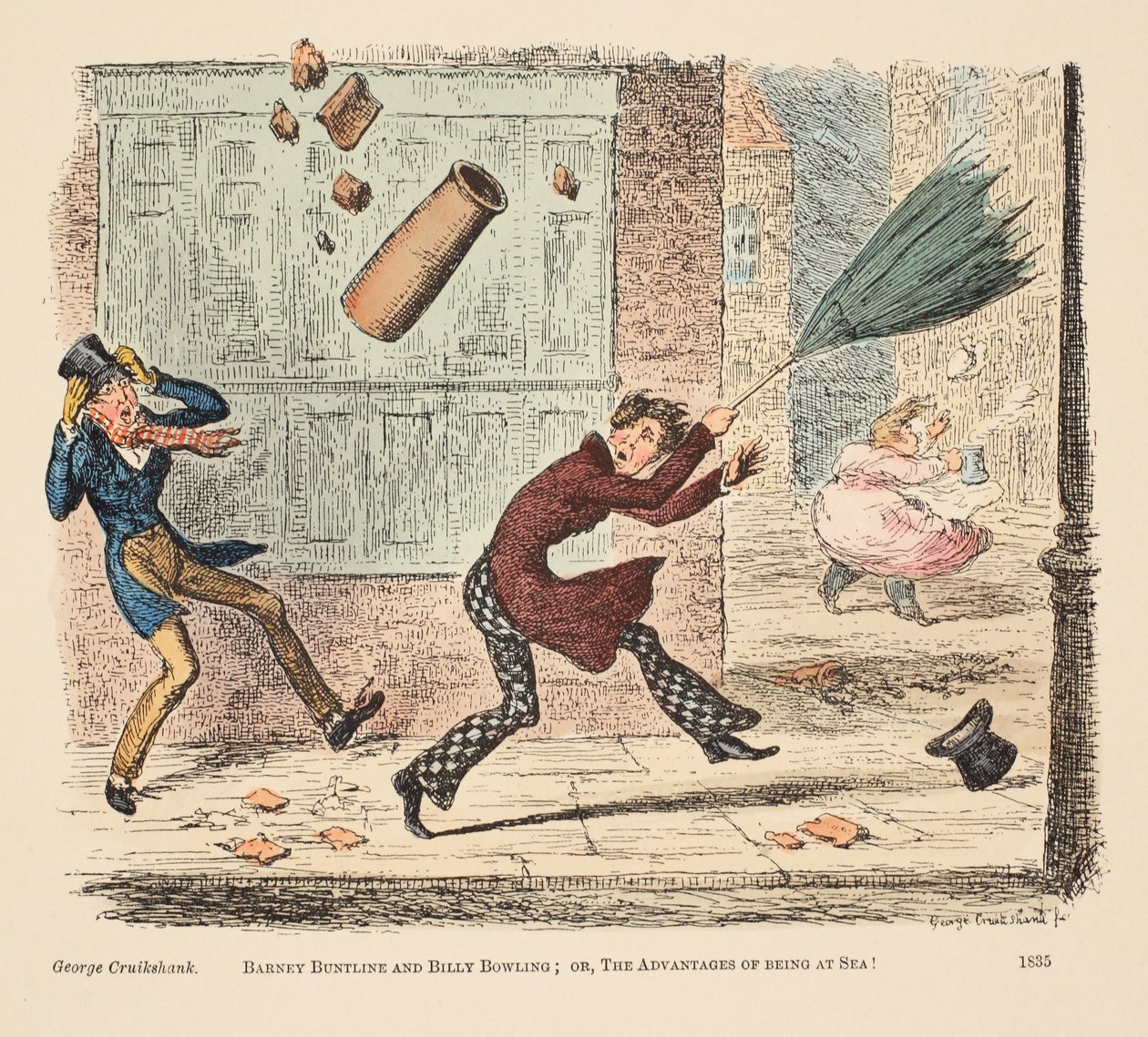 Barney Buntline y Billy Bowling; o, Las ventajas de estar en el mar, pub. 1835 de English School