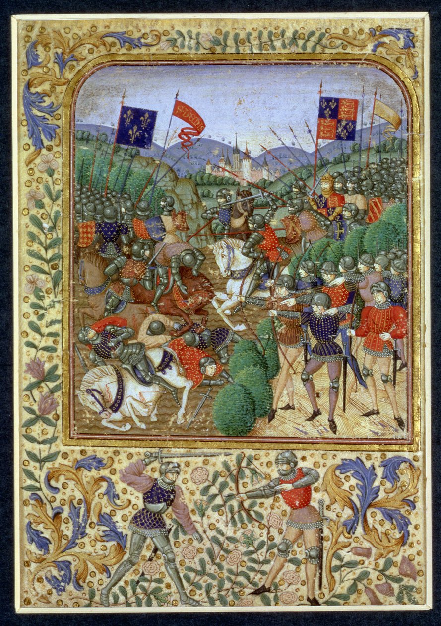 Batalla de Agincourt, 25 de octubre de 1415 de English School