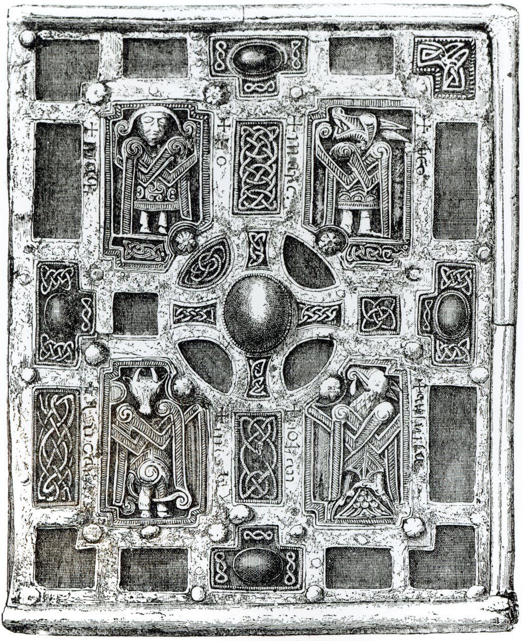 Santuario de Libros o Cumdach de Molaise, c.1001-1025 de English School