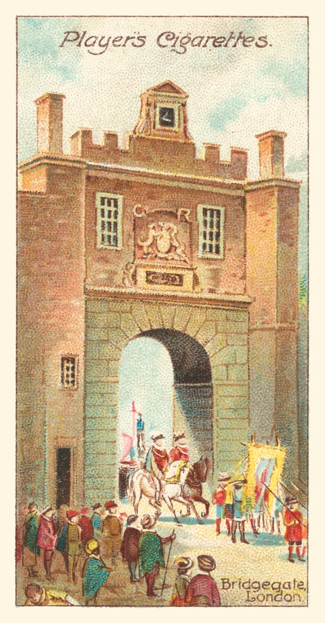 Bridgegate, Londres (cromolito) de English School