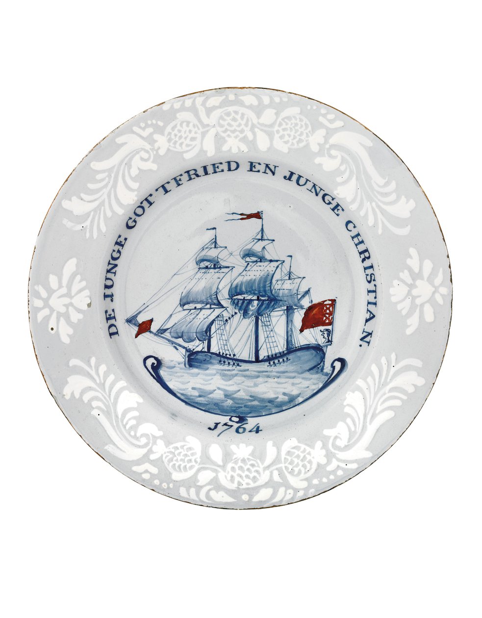 Plato Delft de Bristol, probablemente Richard Frank de Redcliffe de English School