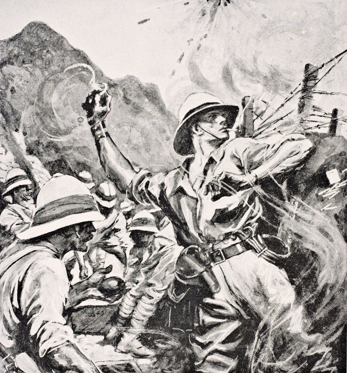 Teniente británico W.T. Forshaw VC, de 