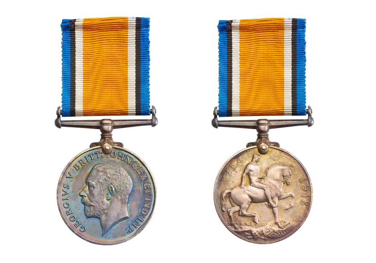 Medalla de Guerra Británica, c.1919 de English School