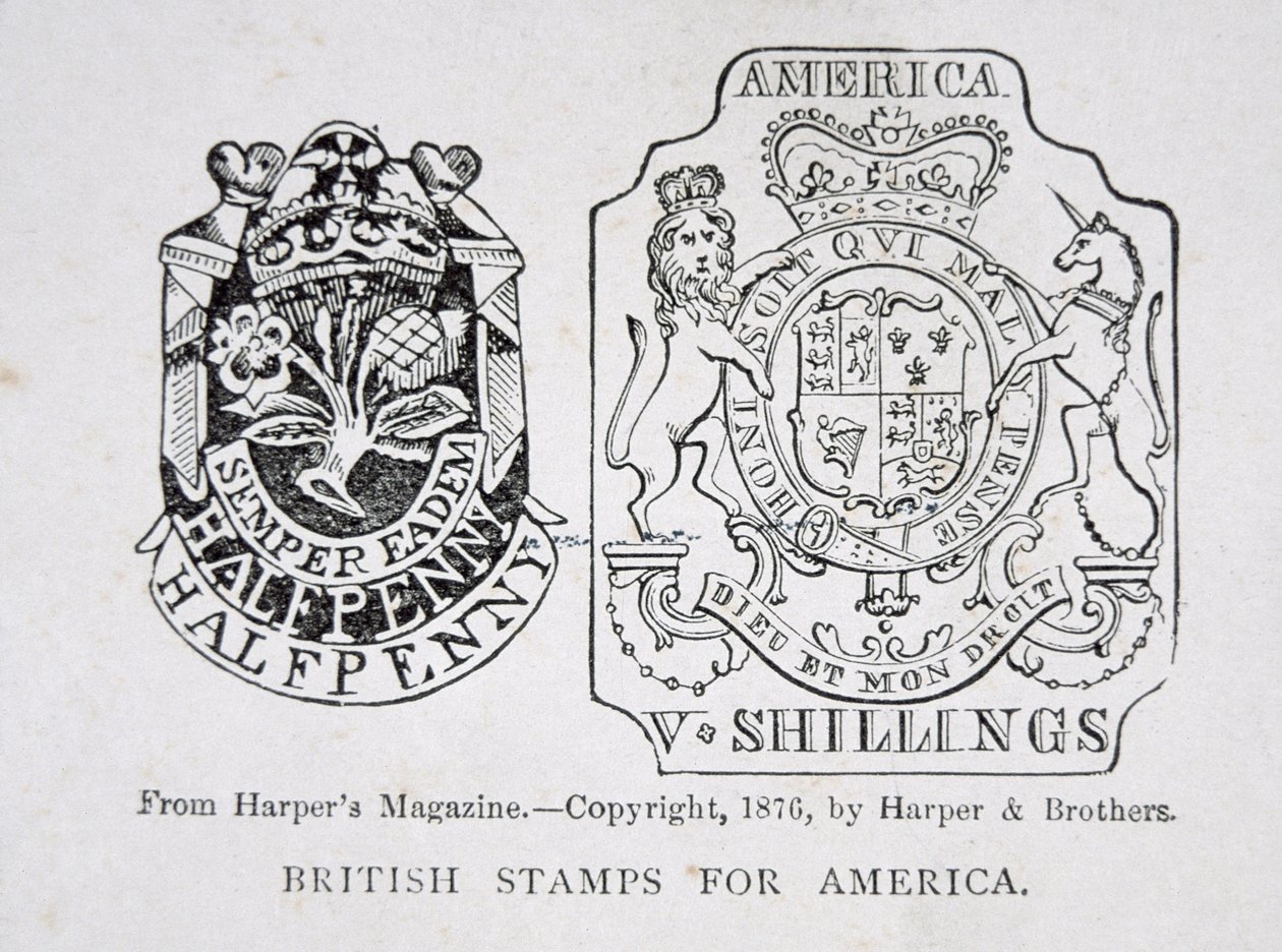 Sellos británicos para América de English School