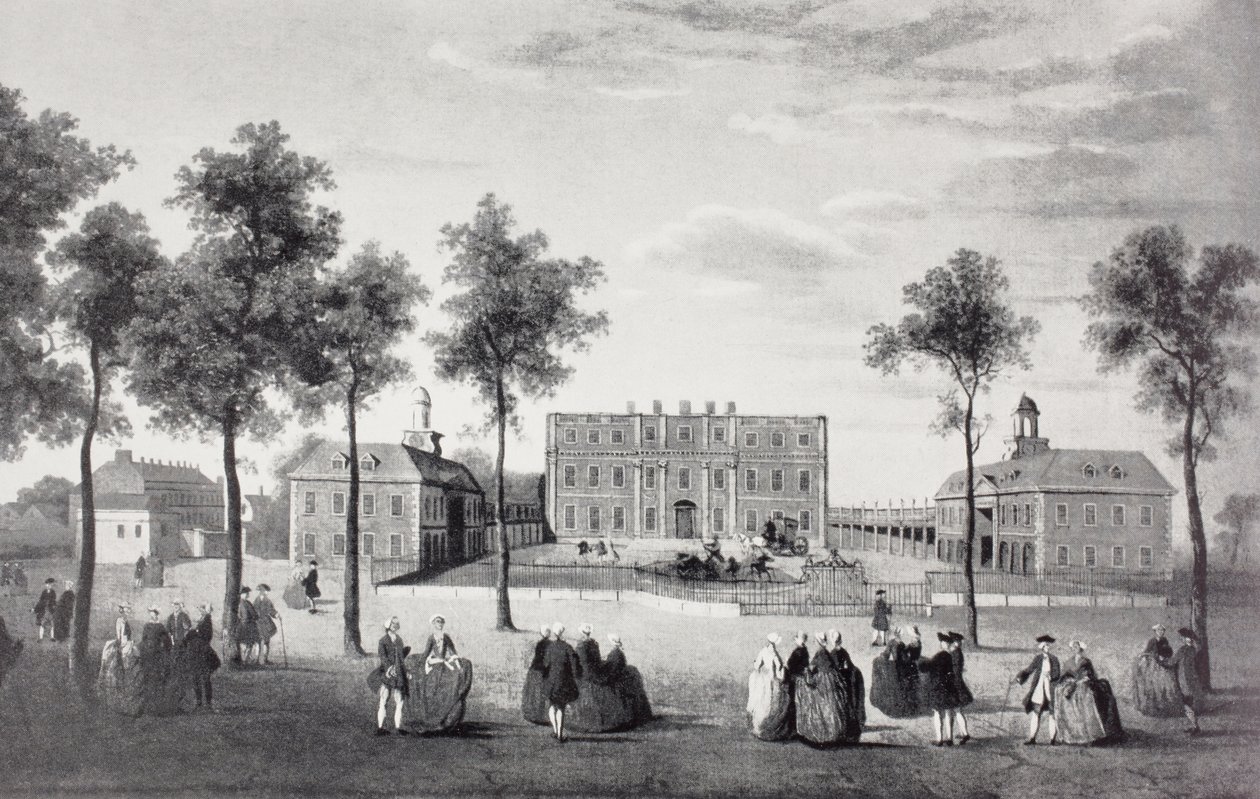 Casa de Buckingham, 1750 de English School