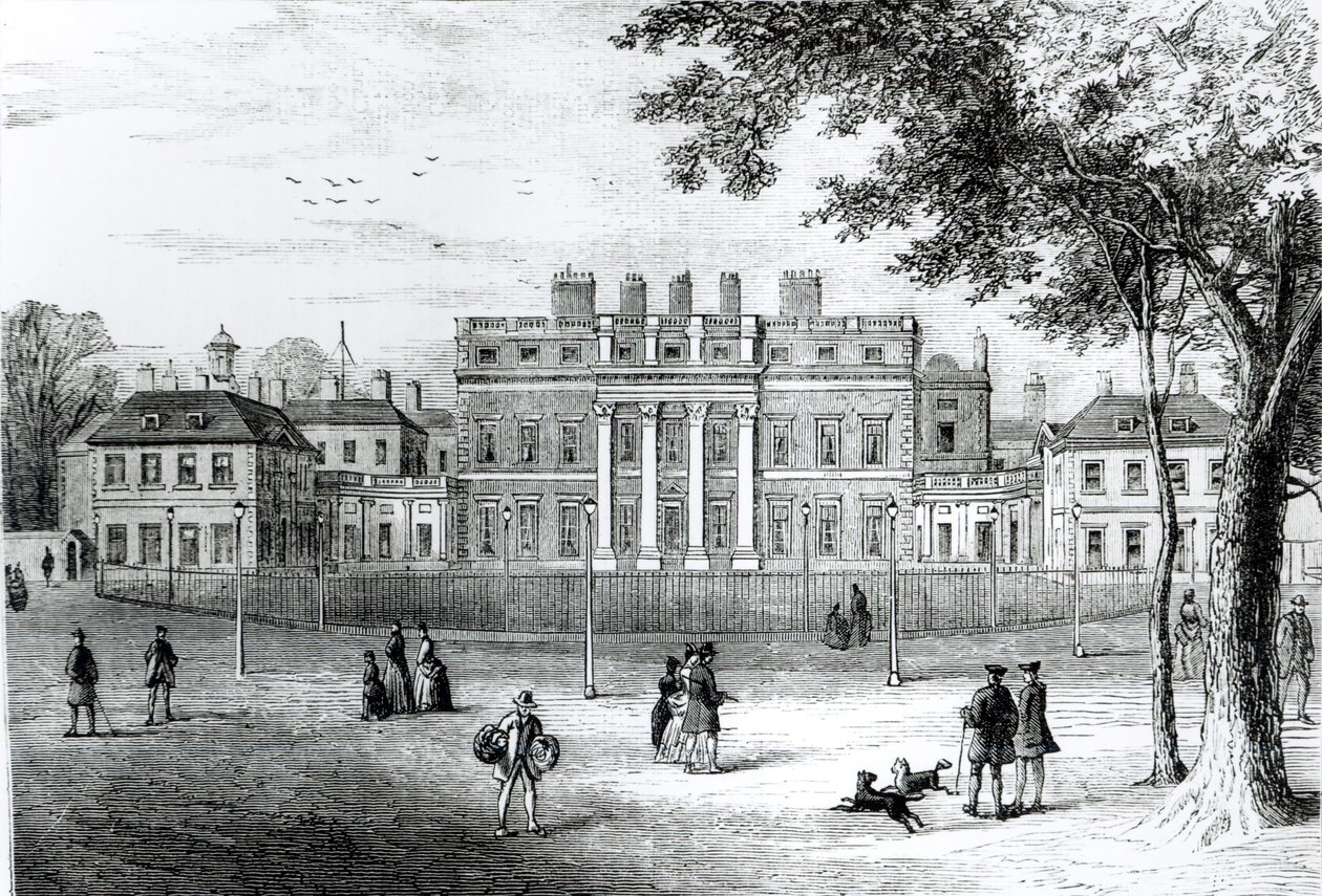 Casa de Buckingham en 1775, de 