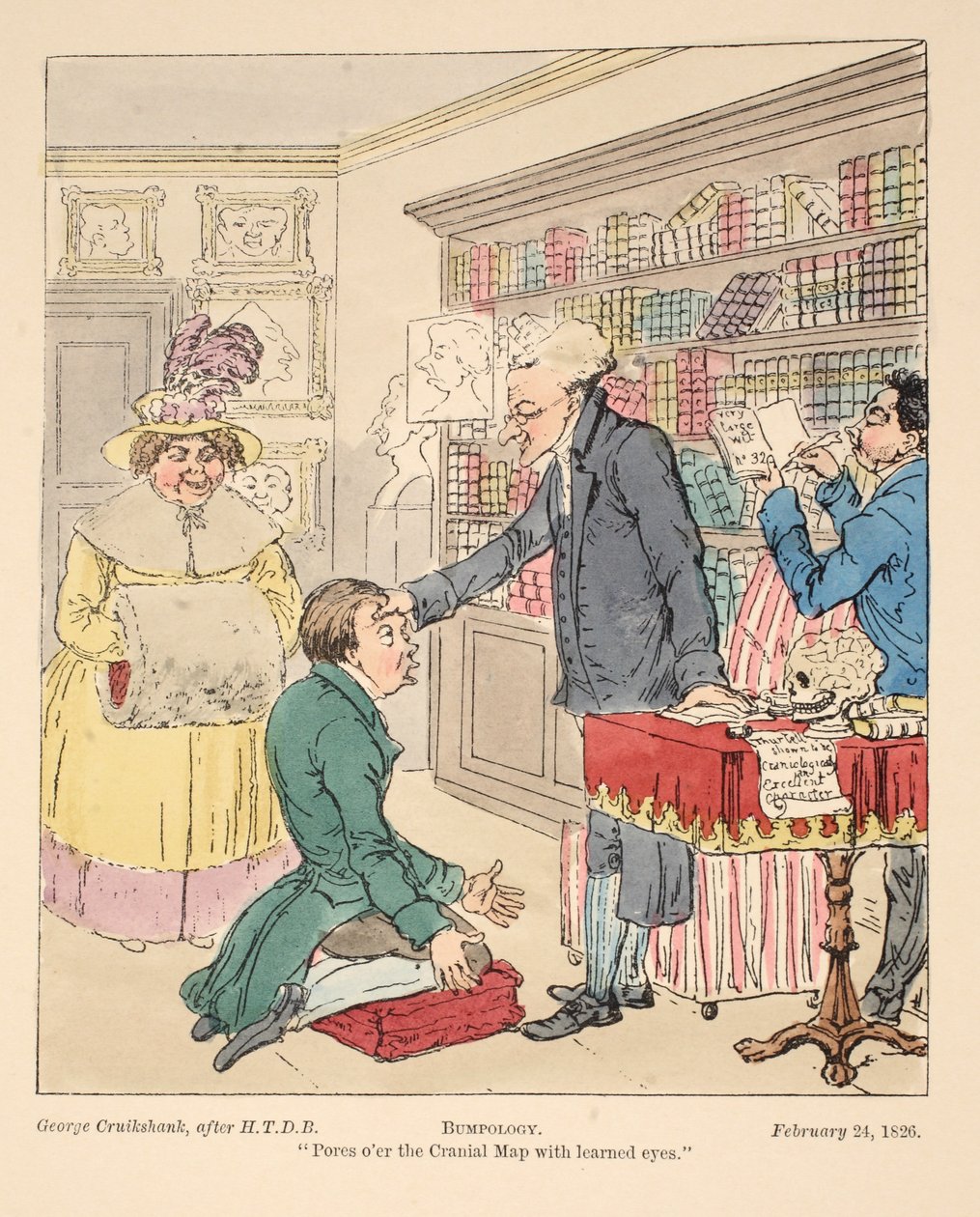 Bumpología, pub. 1826 de English School