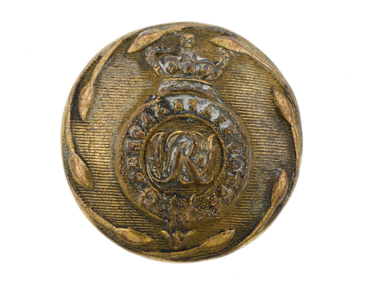 Botón, Cuerpo de Estado Mayor de Bengala, 1876-1891 de English School