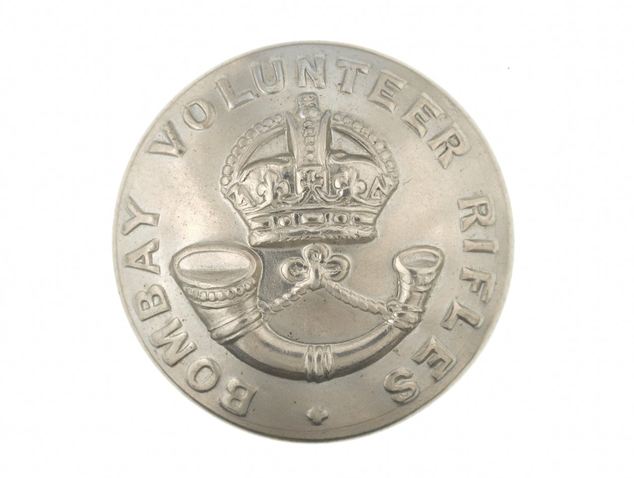 Botón, Rifles Voluntarios de Bombay, 1901-1947 de English School