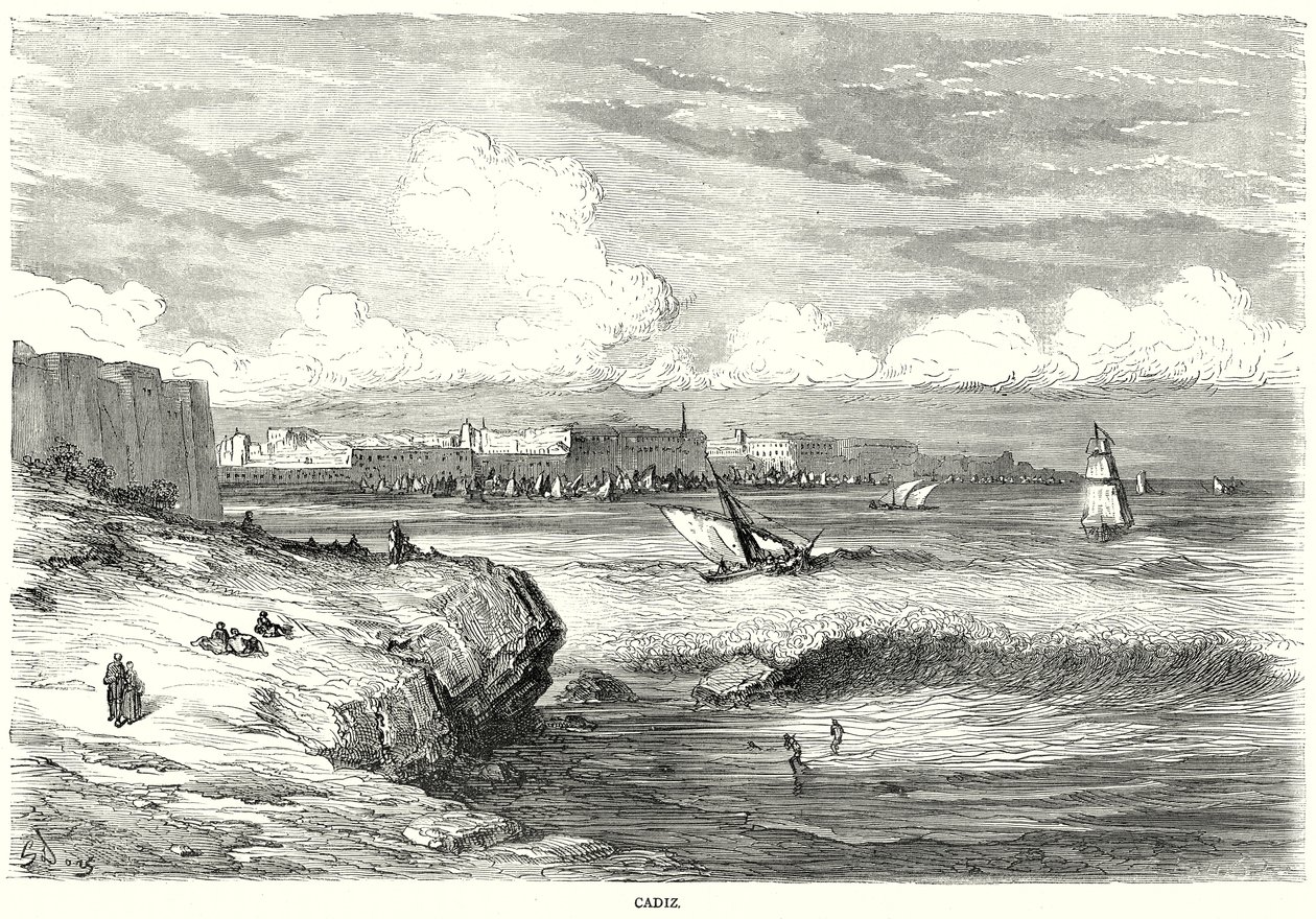 Cádiz (grabado) de English School