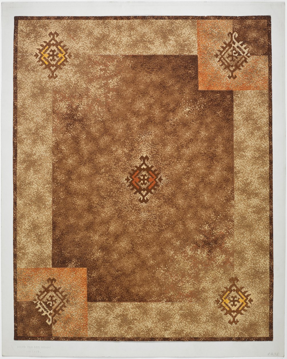 Diseño de alfombra de English School